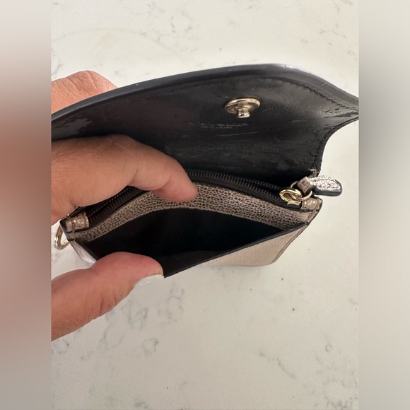 Coach key chain coin and card wallet - Picture 5 of 9